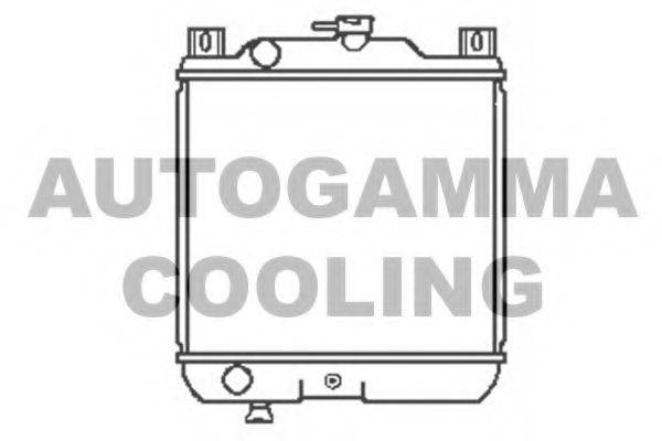 AUTOGAMMA 104188 Радиатор, охлаждение двигателя