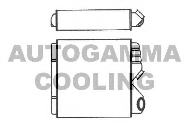 AUTOGAMMA 104409 Теплообменник, отопление салона