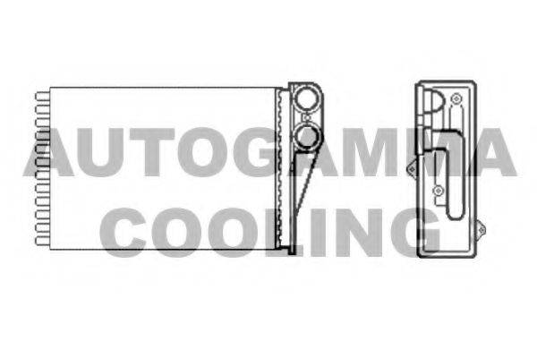 AUTOGAMMA 104467 Теплообменник, отопление салона