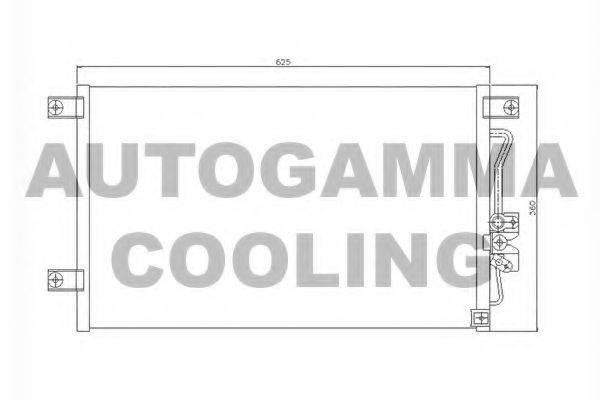 AUTOGAMMA 104478 Конденсатор, кондиционер