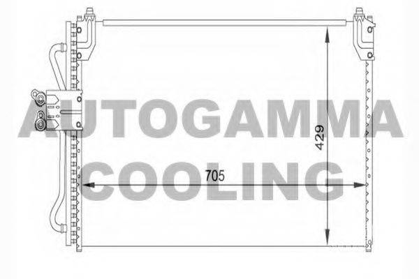 AUTOGAMMA 104479 Конденсатор, кондиционер