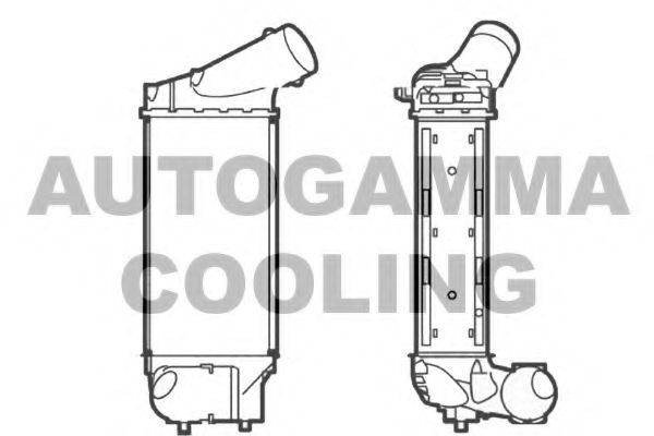 AUTOGAMMA 104490 Интеркулер