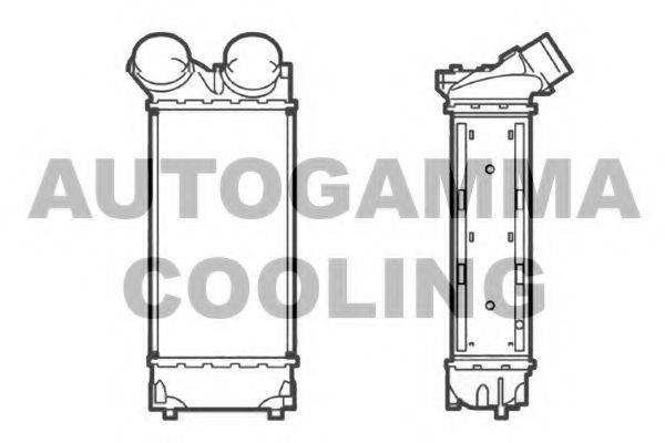 AUTOGAMMA 104491 Интеркулер