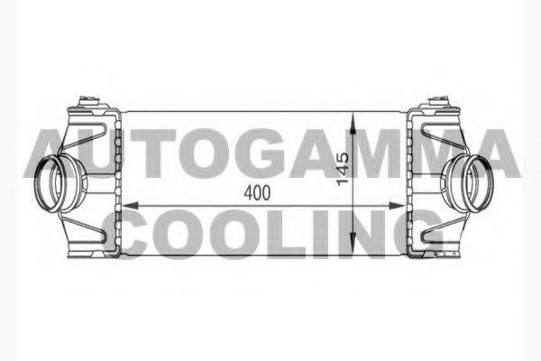 AUTOGAMMA 104496 Интеркулер