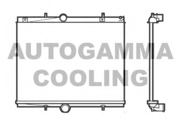 AUTOGAMMA 104503 Радиатор, охлаждение двигателя