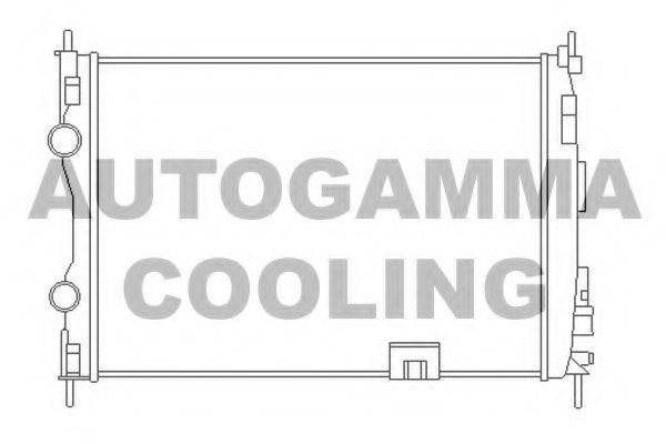 AUTOGAMMA 104531 Радиатор, охлаждение двигателя