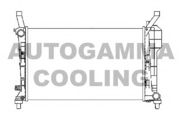 AUTOGAMMA 104684 Радиатор, охлаждение двигателя