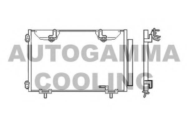 AUTOGAMMA 104766 Конденсатор, кондиционер
