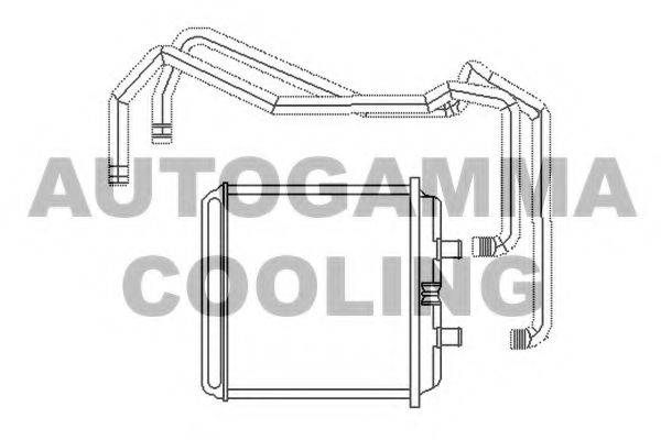 AUTOGAMMA 104771 Теплообменник, отопление салона