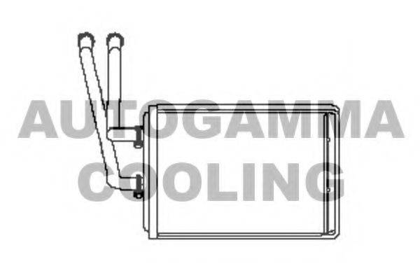 AUTOGAMMA 104805 Теплообменник, отопление салона