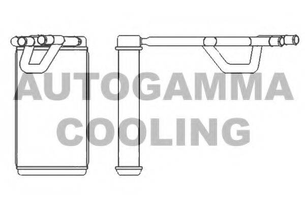 AUTOGAMMA 104822 Теплообменник, отопление салона