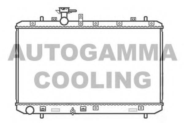 AUTOGAMMA 104824 Радиатор, охлаждение двигателя