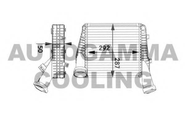 AUTOGAMMA 104893 Интеркулер
