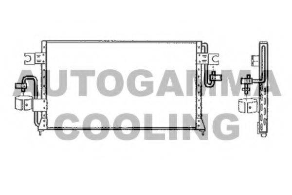 AUTOGAMMA 105018 Конденсатор, кондиционер