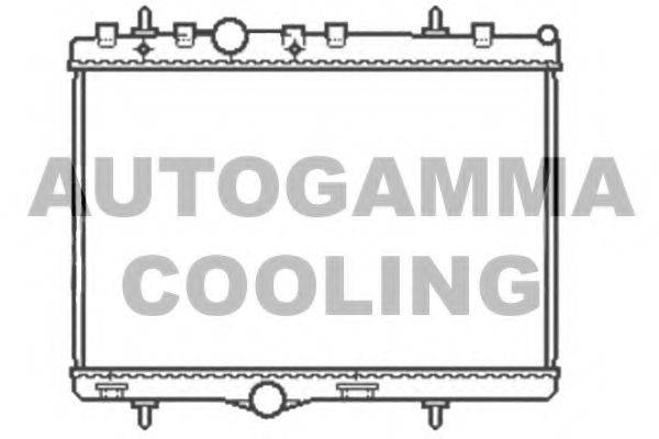 AUTOGAMMA 105040 Радиатор, охлаждение двигателя