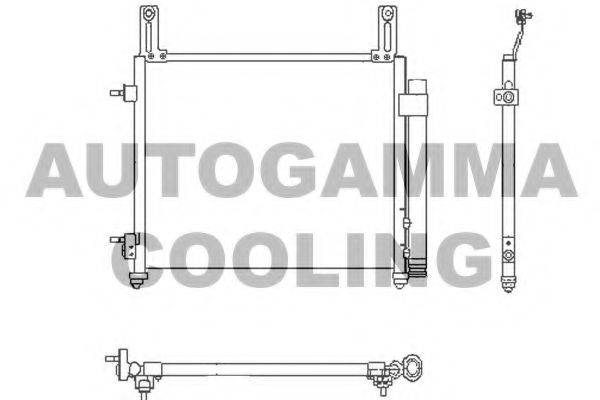 AUTOGAMMA 105071 Конденсатор, кондиционер