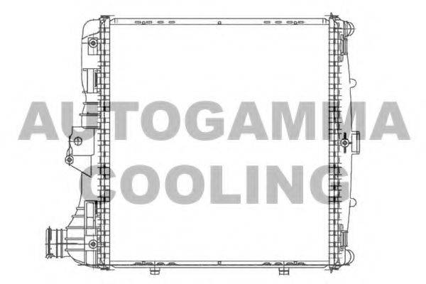 AUTOGAMMA 105102 Радиатор, охлаждение двигателя
