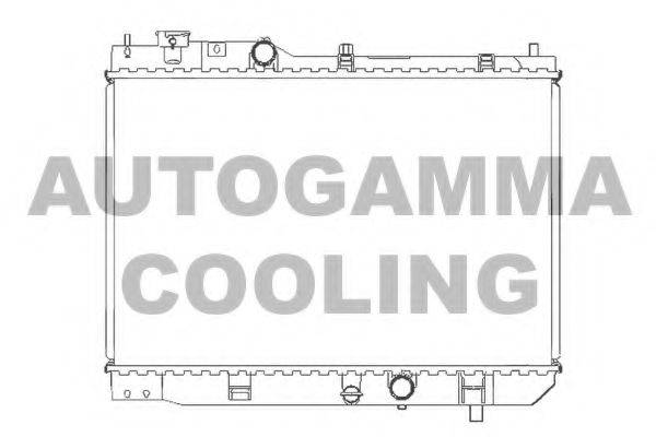 AUTOGAMMA 105109 Радиатор, охлаждение двигателя