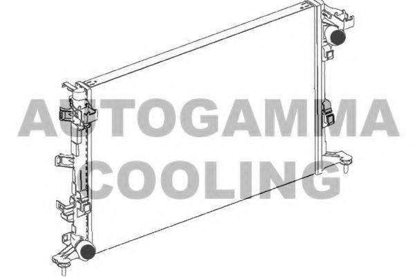 AUTOGAMMA 105176 Радиатор, охлаждение двигателя