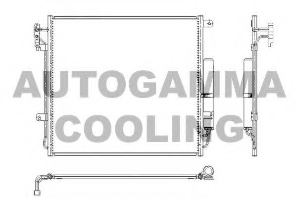 AUTOGAMMA 105196 Конденсатор, кондиционер