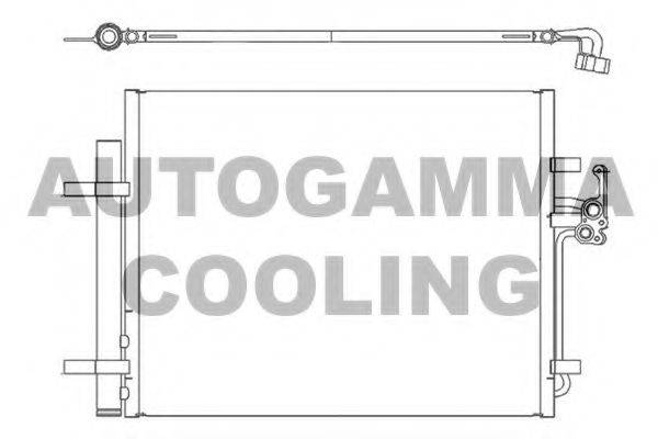 AUTOGAMMA 105308 Конденсатор, кондиционер