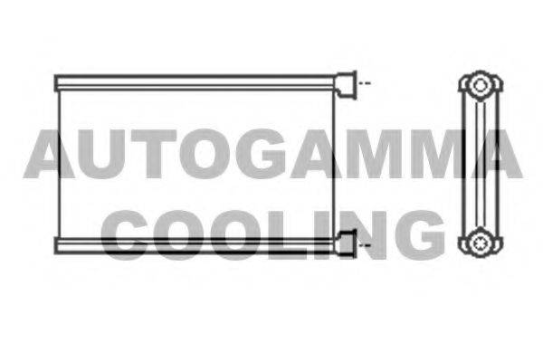 AUTOGAMMA 105390 Теплообменник, отопление салона