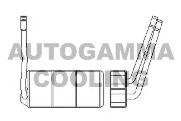 AUTOGAMMA 105419 Теплообменник, отопление салона