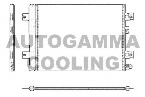 AUTOGAMMA 105513 Конденсатор, кондиционер