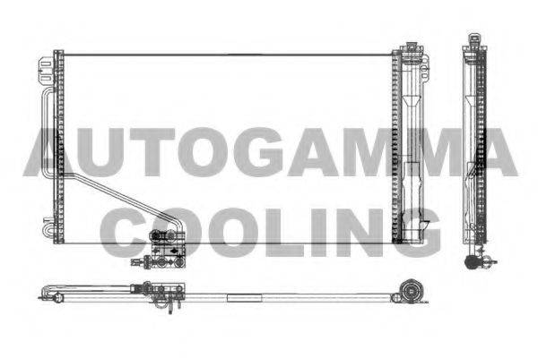 AUTOGAMMA 105596 Конденсатор, кондиционер