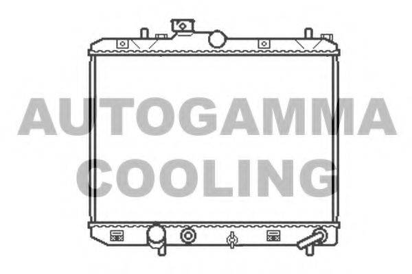 AUTOGAMMA 105607 Радиатор, охлаждение двигателя