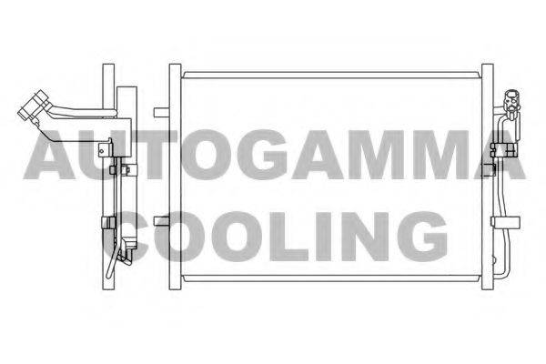 AUTOGAMMA 105618 Конденсатор, кондиционер