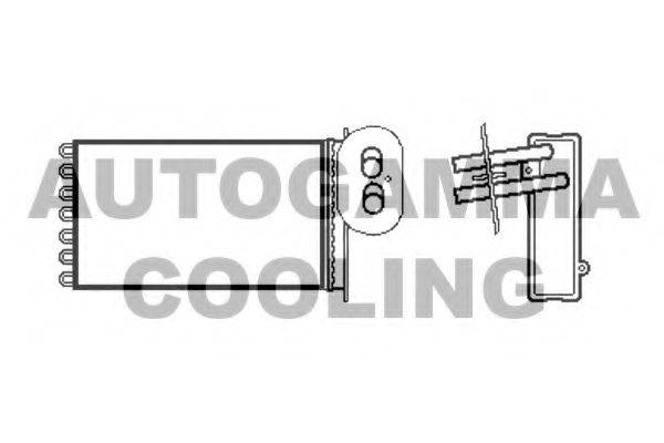 AUTOGAMMA 105655 Теплообменник, отопление салона