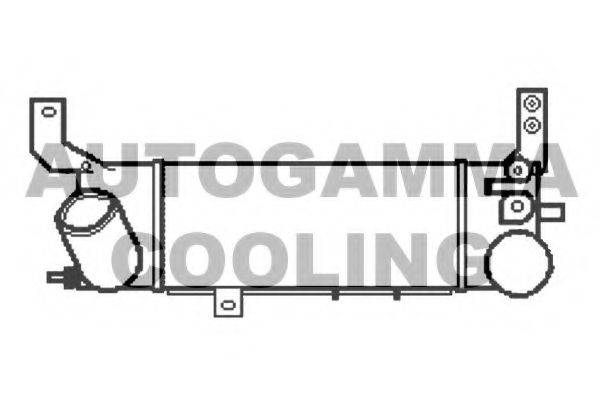 AUTOGAMMA 105708 Интеркулер