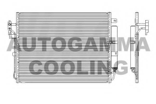 AUTOGAMMA 105862 Конденсатор, кондиционер