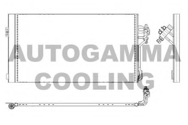 AUTOGAMMA 105864 Конденсатор, кондиционер