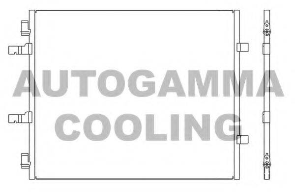 AUTOGAMMA 105870 Конденсатор, кондиционер