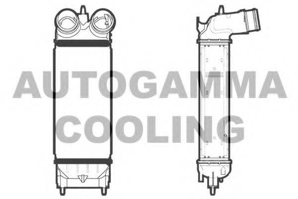 AUTOGAMMA 105888 Интеркулер