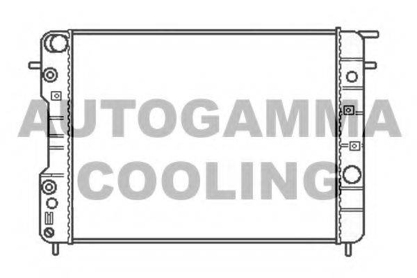 AUTOGAMMA 107046 Радиатор, охлаждение двигателя