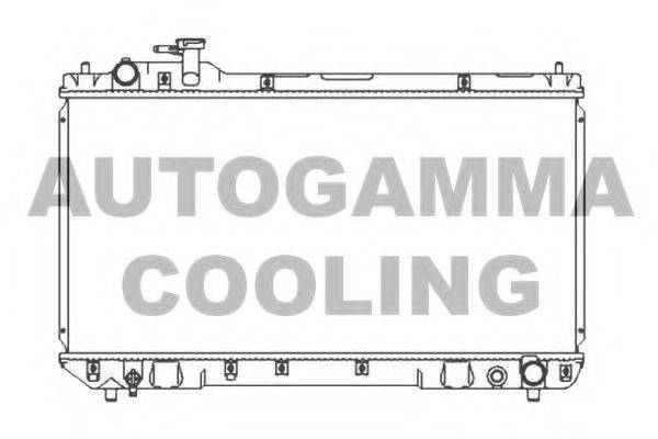 AUTOGAMMA 107131 Радиатор, охлаждение двигателя