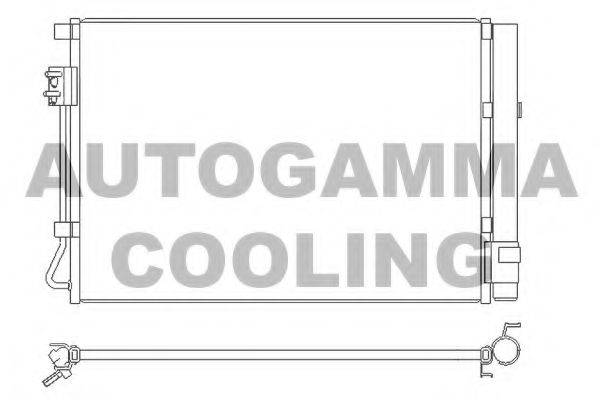 AUTOGAMMA 107153 Конденсатор, кондиционер