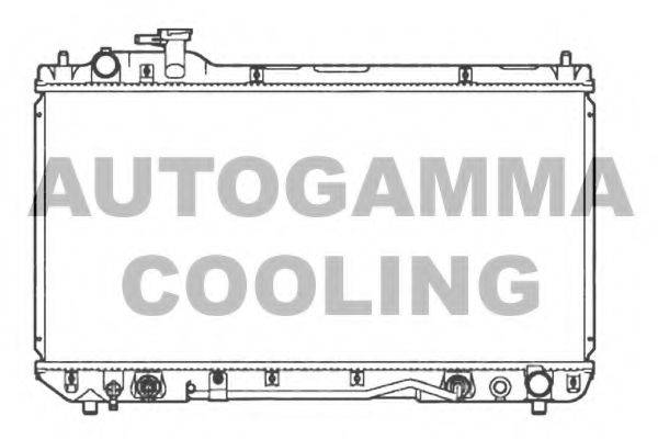 AUTOGAMMA 107189 Радиатор, охлаждение двигателя