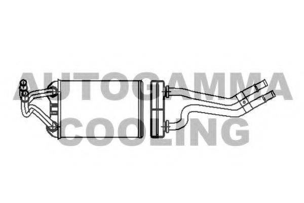 AUTOGAMMA 107259 Теплообменник, отопление салона