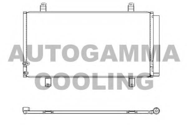 AUTOGAMMA 107339 Конденсатор, кондиционер