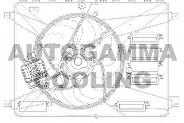 AUTOGAMMA GA200910 Вентилятор, охлаждение двигателя