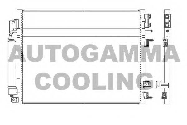 AUTOGAMMA 107357 Конденсатор, кондиционер