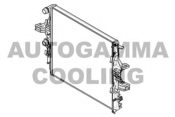 AUTOGAMMA 107456 Радиатор, охлаждение двигателя