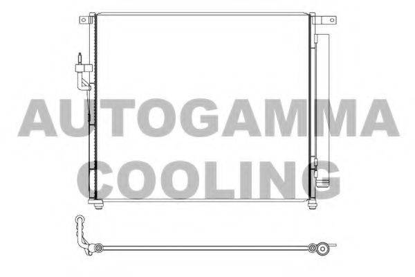 AUTOGAMMA 107402 Конденсатор, кондиционер