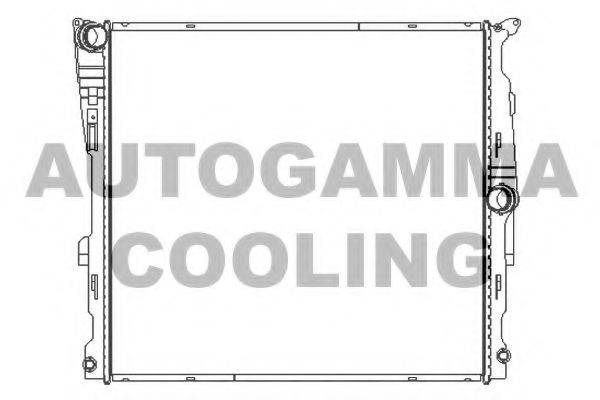 AUTOGAMMA 107414 Радиатор, охлаждение двигателя