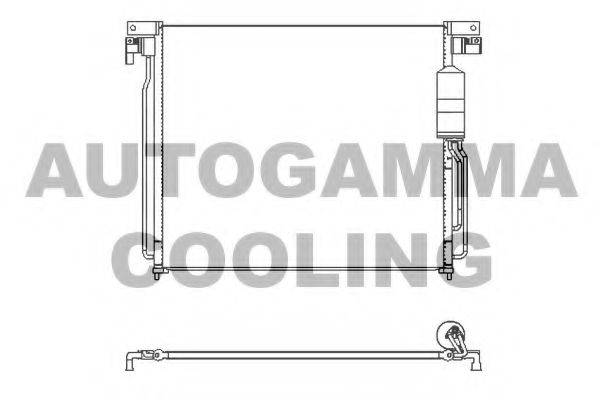 AUTOGAMMA 107431 Конденсатор, кондиционер