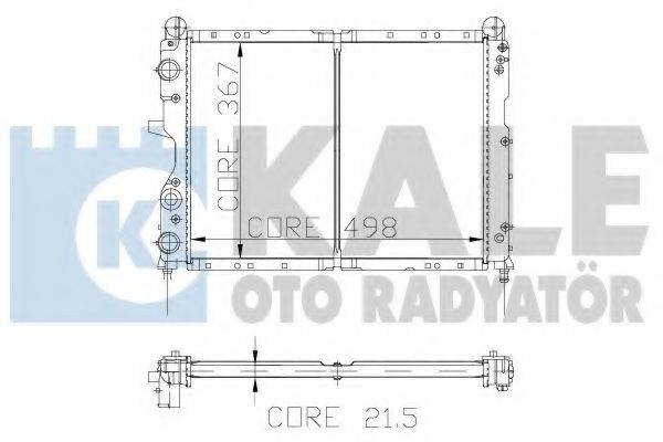 KALE OTO RADYATOR 101798 Радиатор, охлаждение двигателя